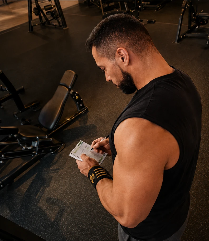 Emrullah bei der individuellen Trainingsplanung